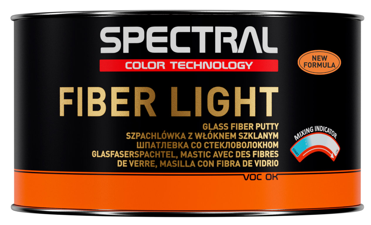 FIBER LIGHT - Dwuskładnikowa szpachlówka z włóknem szklanym