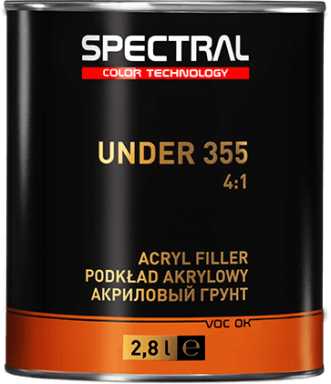 UNDER 355 - Two-component acrylic filler