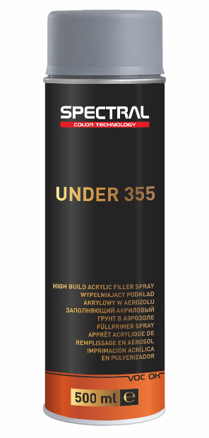 UNDER 355 SPRAY - High build acrylic filler spray