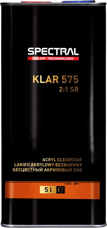 KLAR 575 - Vernis acrylique incolore à deux composants avec une résistance aux rayures élevée - Scratch Resistant (SR)