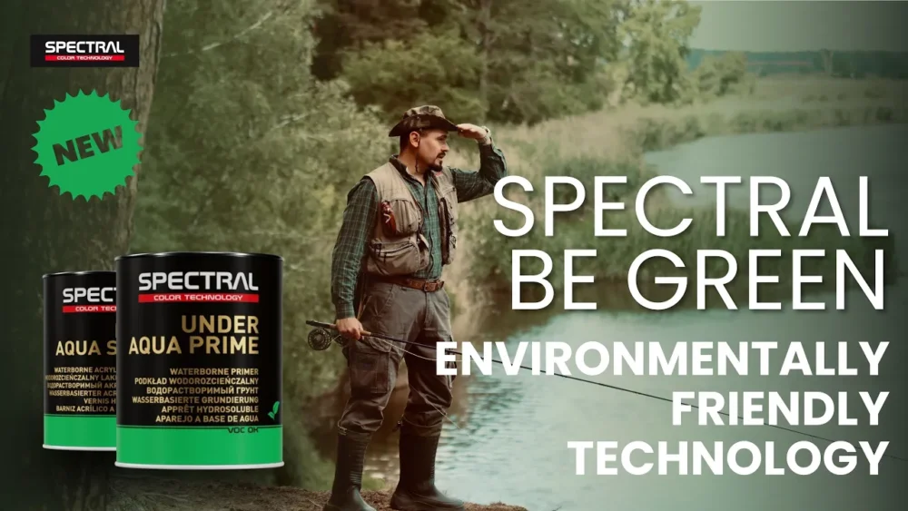 SPECTRAL BE GREEN low VOC technology for environmental friendly spray painting workshops