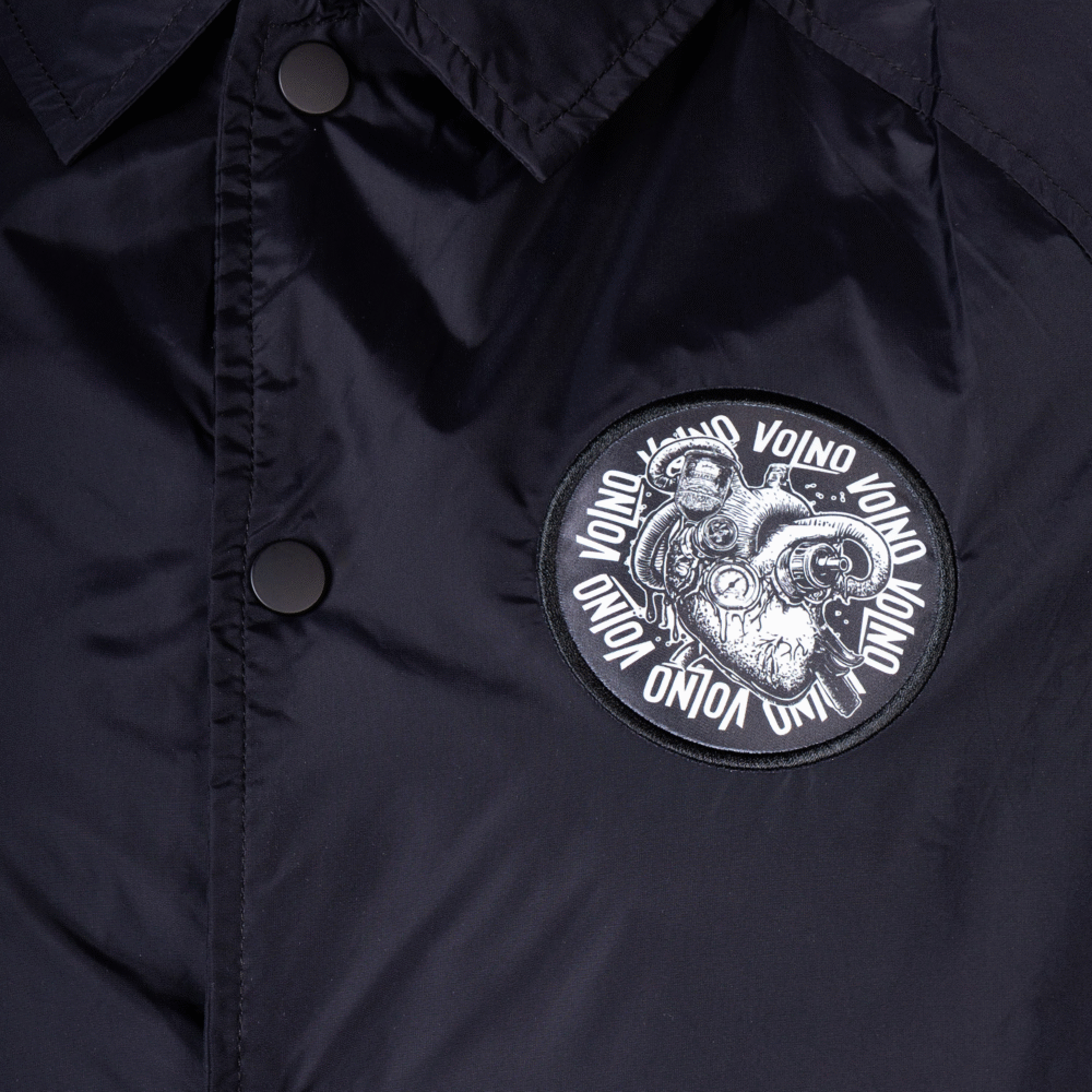 VOLNO BLACKJACK. Czarna kurtka bomber streetwear. Idealna na night drive. - VOLNO