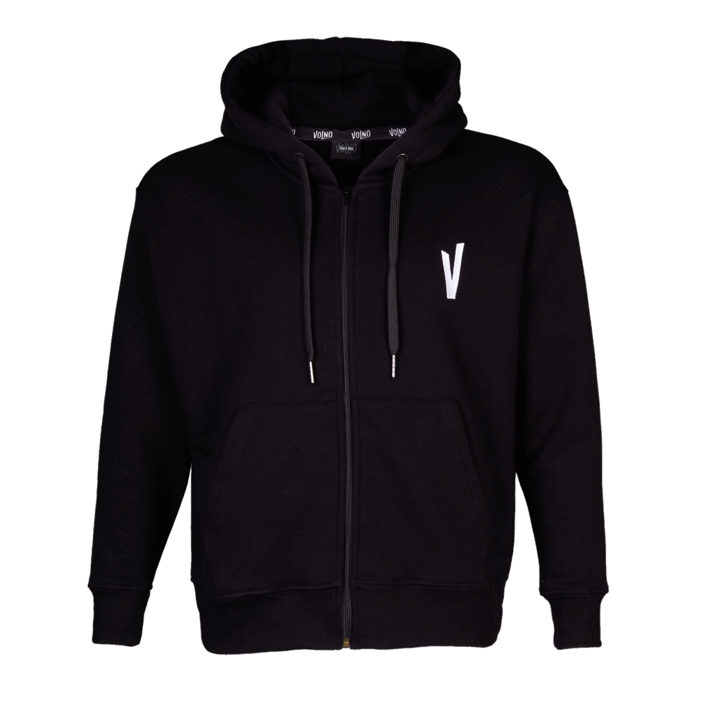 VOLNO ROBIN HOOD. Czarna bluza oversize. Streetwear w stylu pit lane. - VOLNO