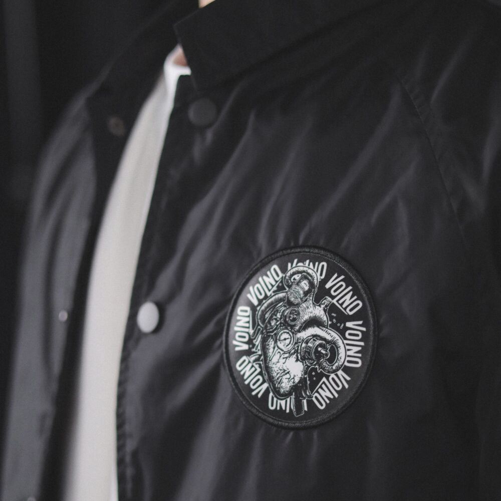 VOLNO BLACKJACK. Czarna kurtka bomber streetwear. Idealna na night drive. - VOLNO