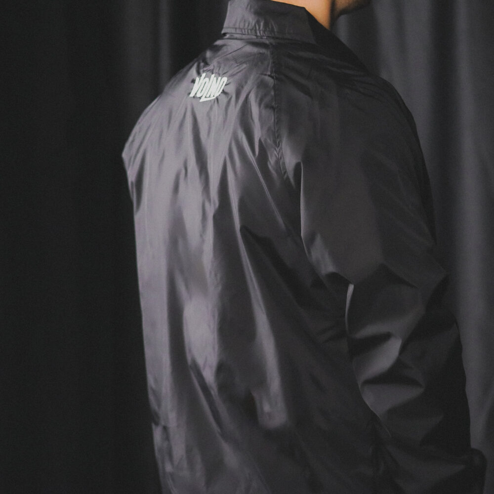 VOLNO BLACKJACK. Czarna kurtka bomber streetwear. Idealna na night drive. - VOLNO
