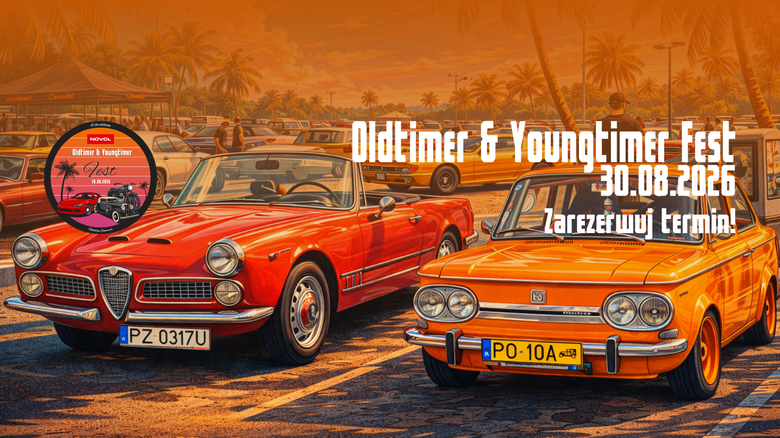 Zlot fanów klasycznej motoryzacji w Komornikach pod Poznaniem IV edycja Oldtimer & Youngtimer Fest! - NOVOL